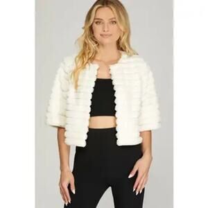 NWT - La Fiorentina - Faux Fur Jacketet